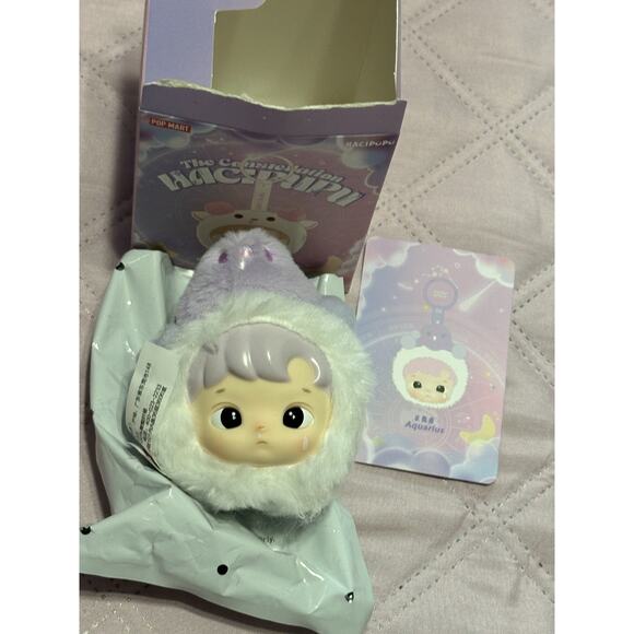 Pop Mart Hacipupu The Constellation Plush Series Aquarius US Seller Opened - Picture 4 of 4